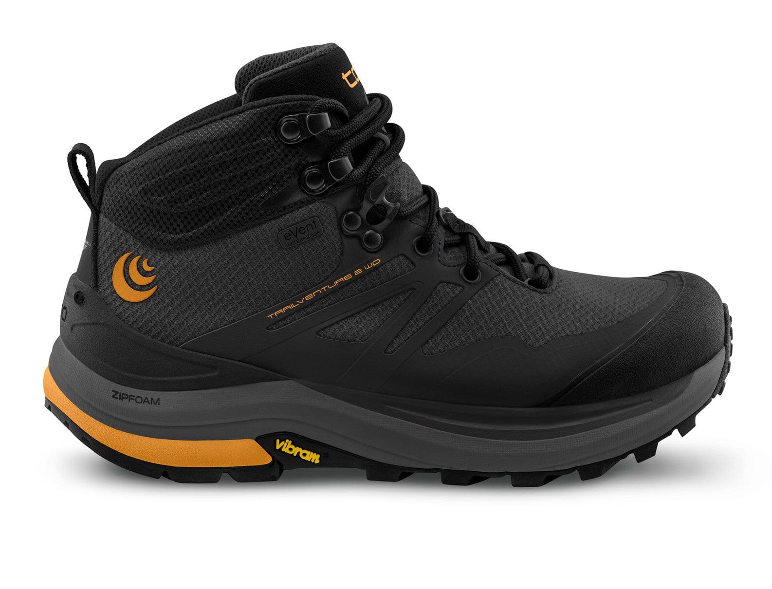 Topo Trailventure 2 Waterproof Men's Hiking Shoes Charcoal/Orange US 9