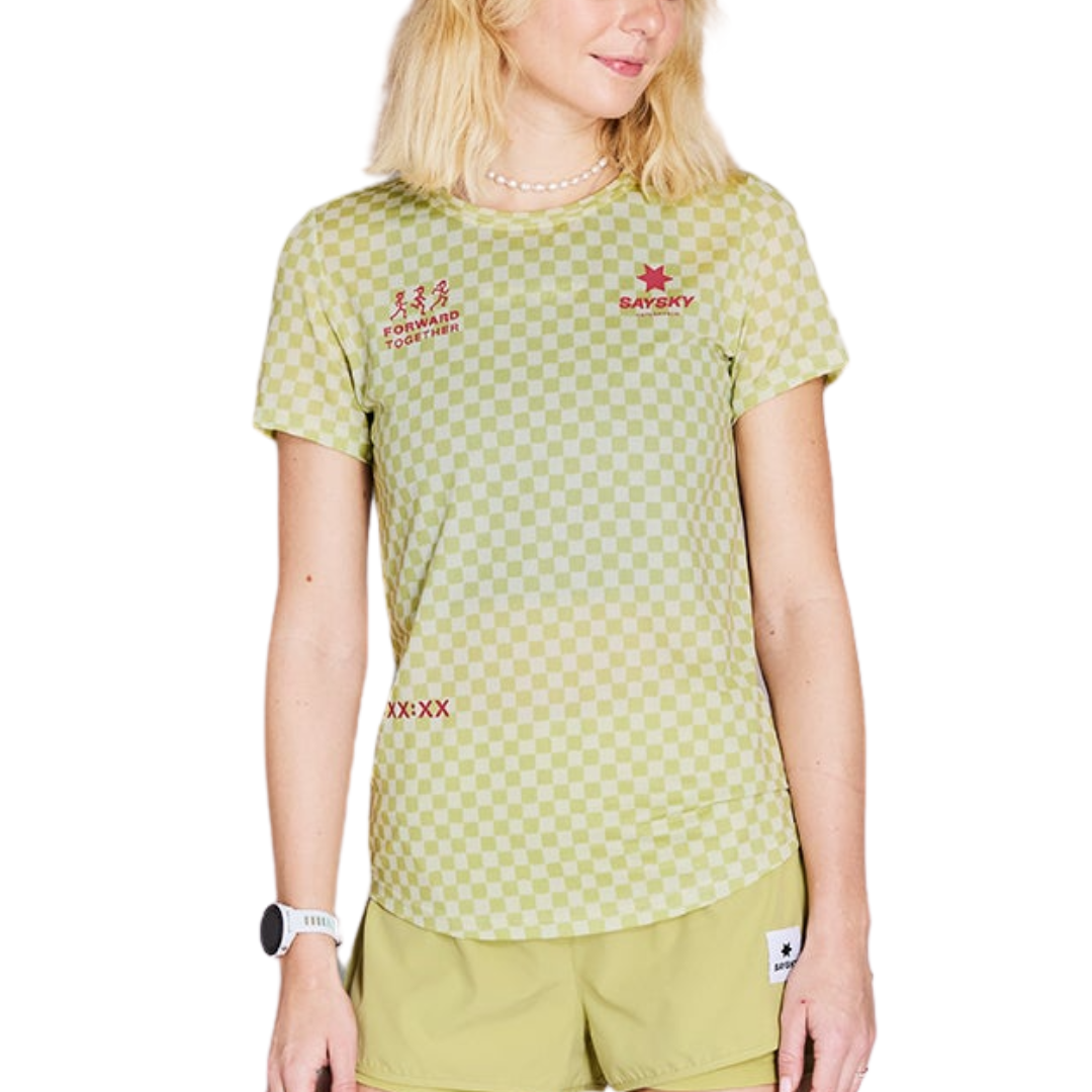 SAYSKY Women's Checker Combat T-shirt