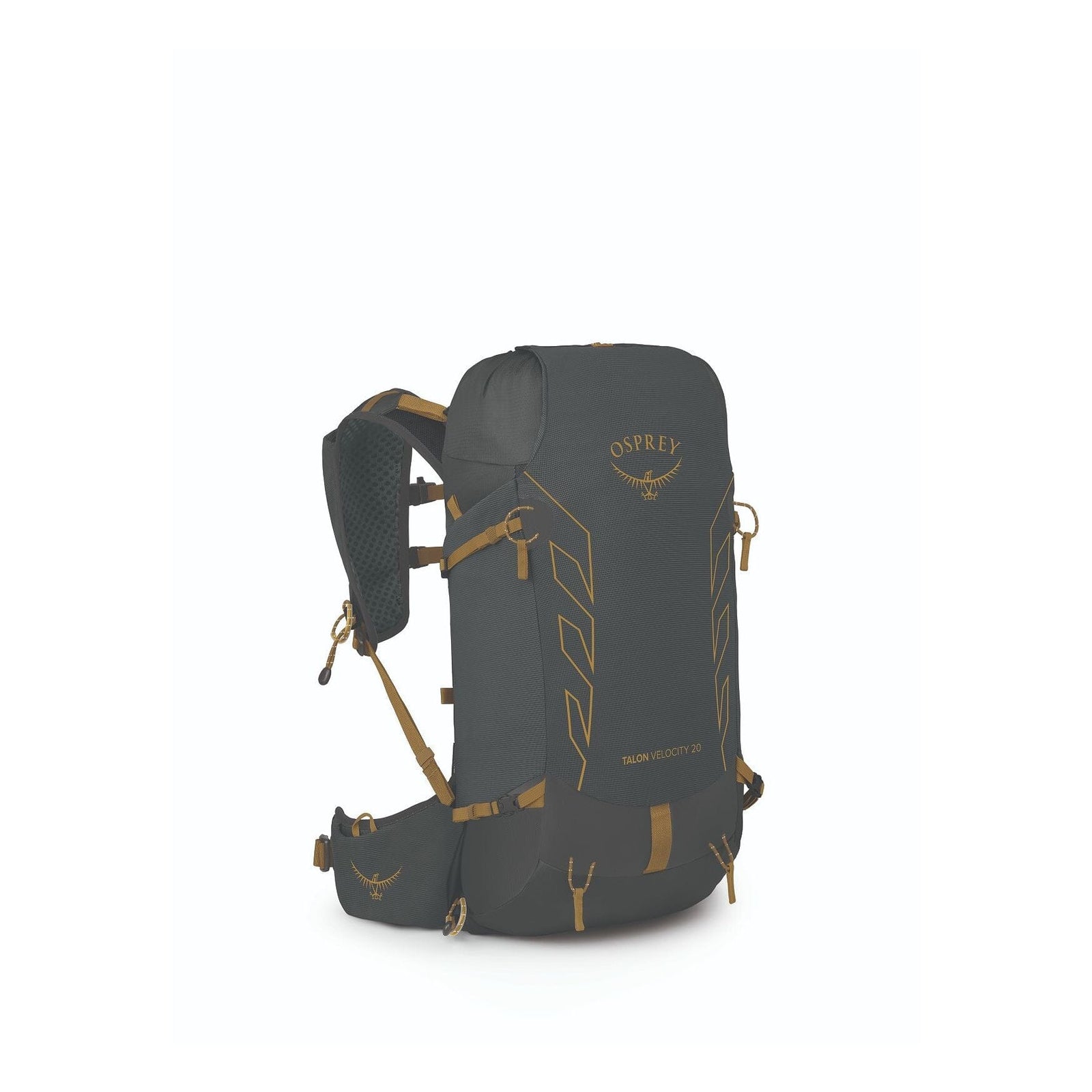 Osprey Talon Velocity 20 Men's Backpack Dark Charcoal Tumbleweed Yellow L/XL