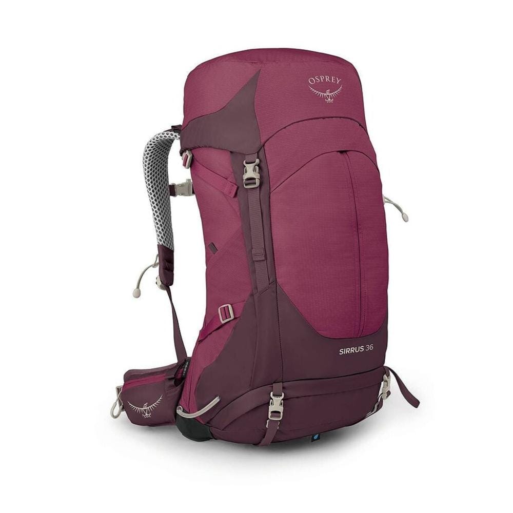 Osprey Sirrus 36 Women's Hiking Backpack Elderberry Purple Chiru Tan 