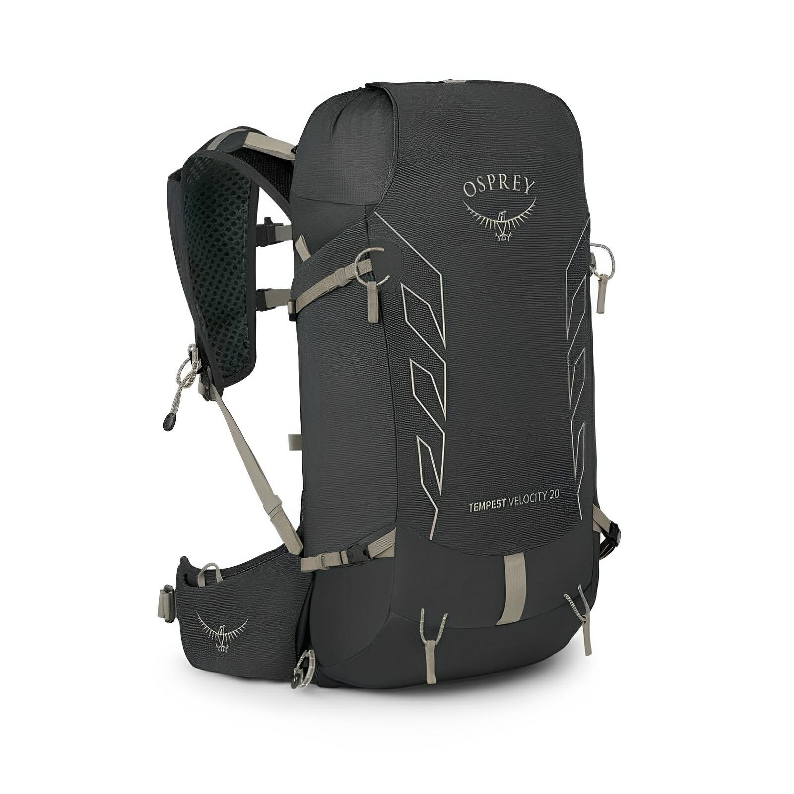 Osprey Tempest Velocity 20 Women's Backpack Dark Charcoal Chiru Tan M/L 
