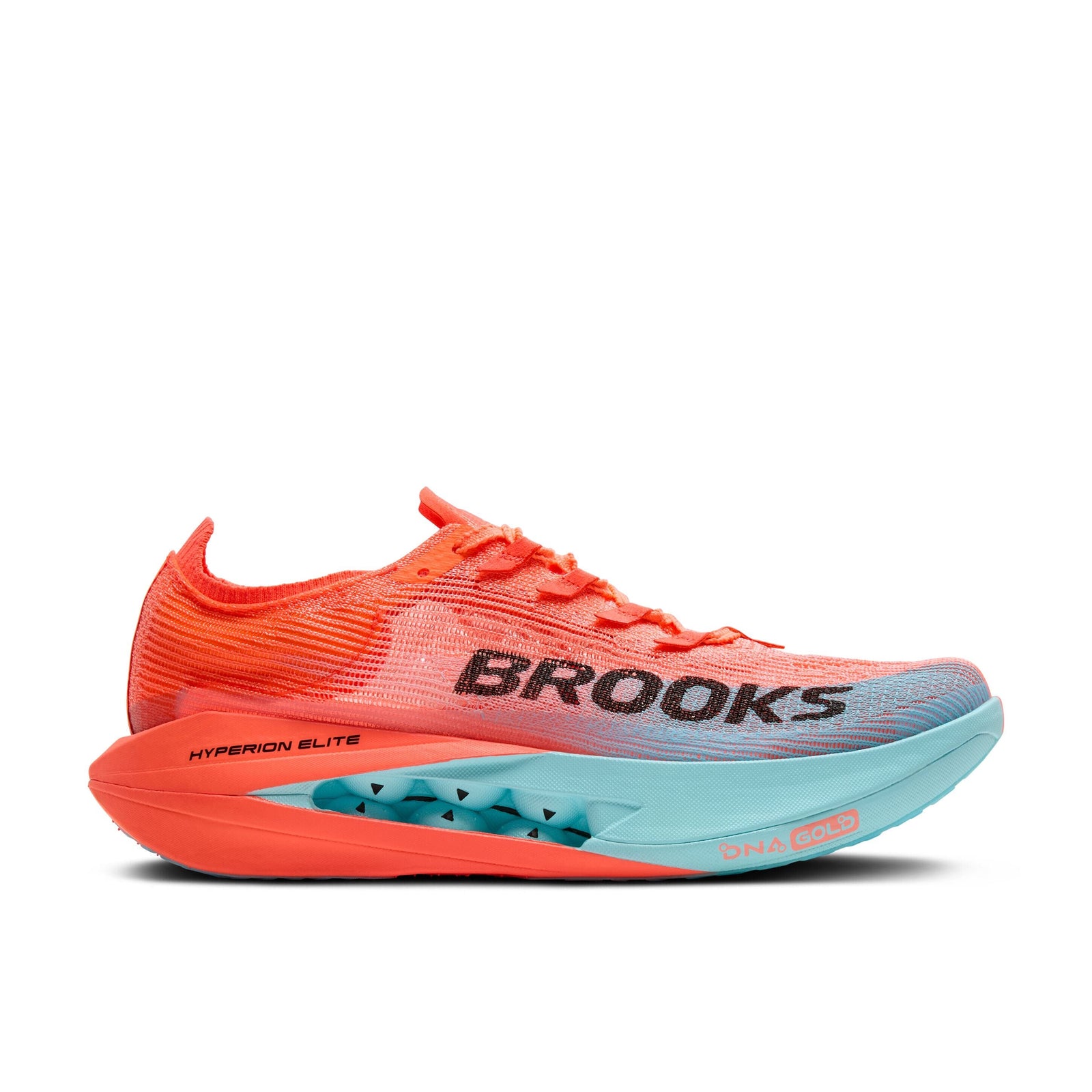 Brooks Hyperion Elite 5 Unisex Running Shoes Pink Clay/Atomizer Blue Medium (D) US 8