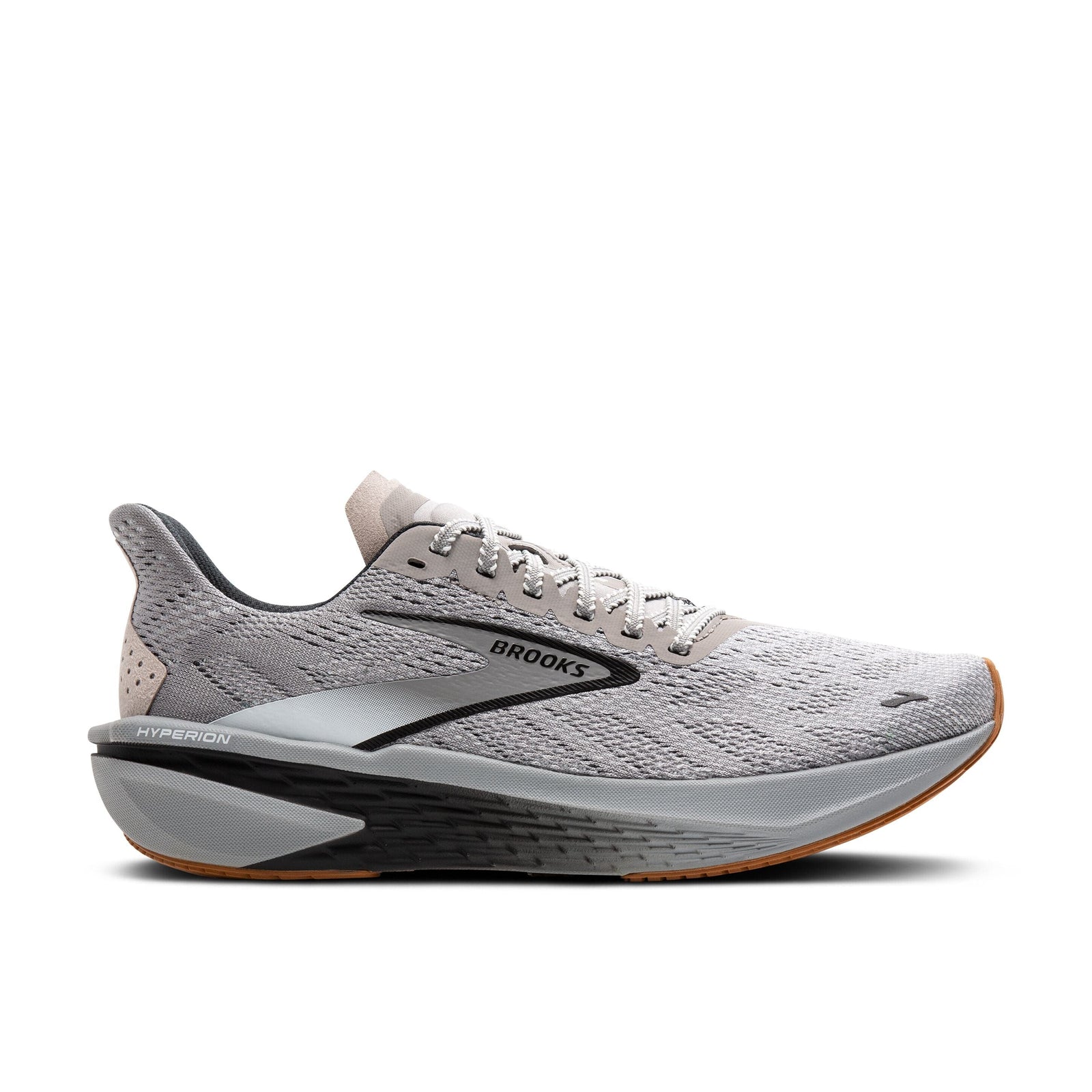 Brooks Men's Hyperion 2 Road Running Shoes Alloy/Bright White/Black US 11.5 