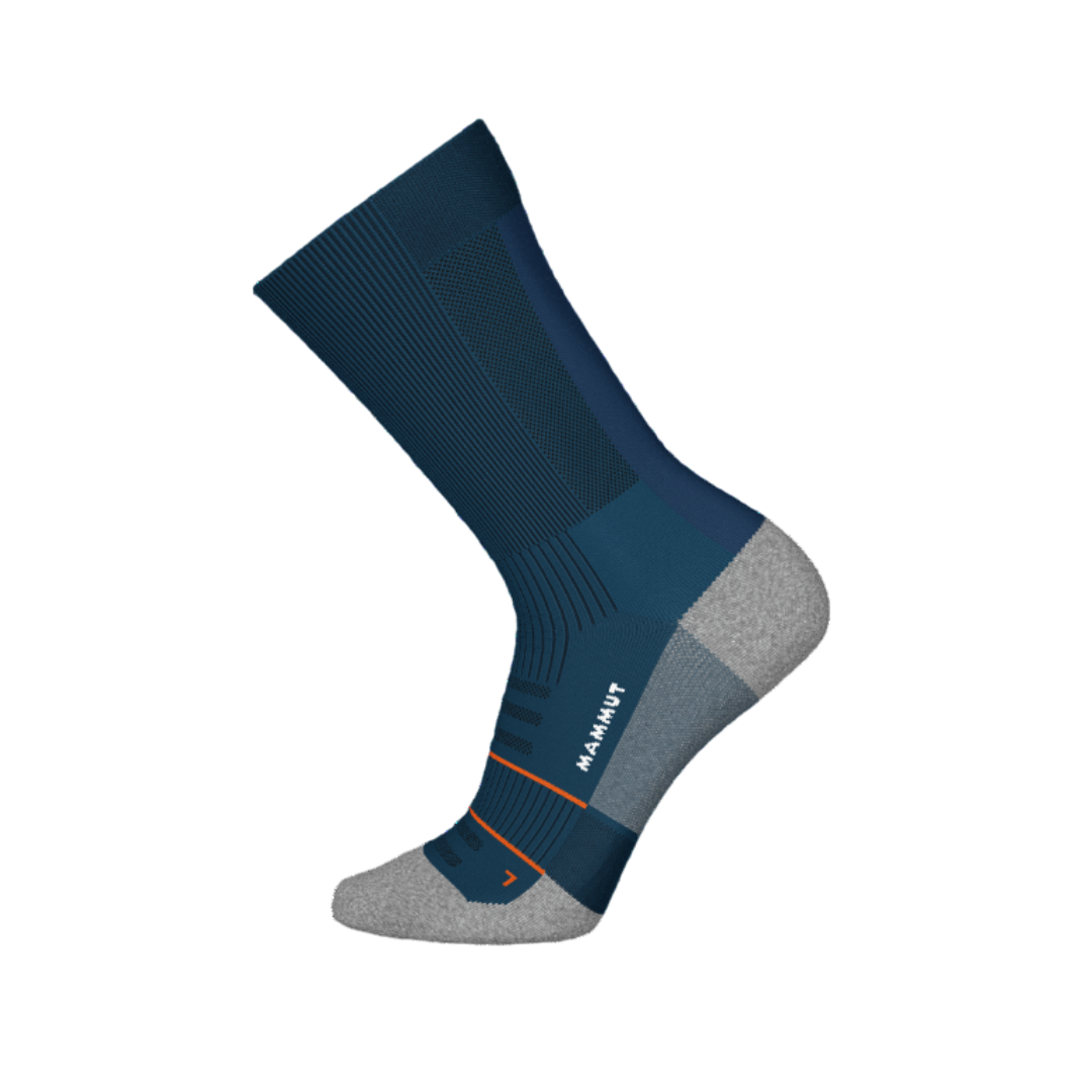 Mammut Unisex's Trail Running Lightweight Merino Crew Socks