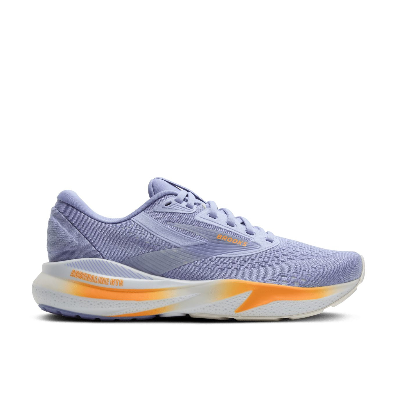 Brooks Women's Adrenaline GTS 24 Road Running Shoes Blue Heron/White/Orange Medium (B) US 6