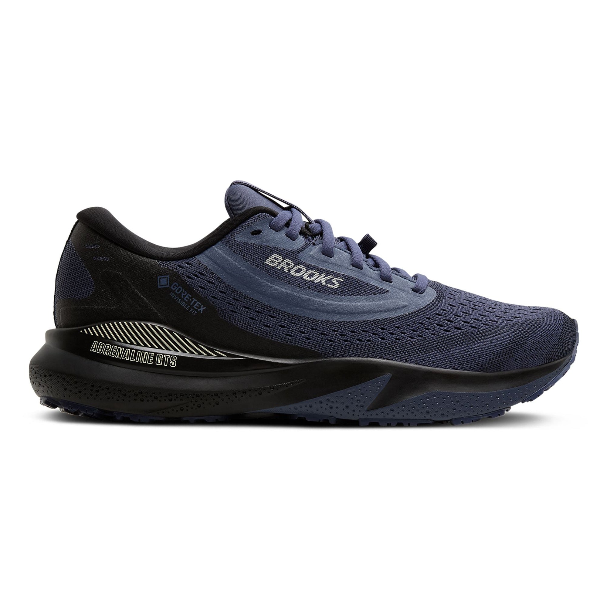 Brooks Adrenaline GTS 24 GTX Men's Road Running Shoes Black/Nightshadow/Coconut Medium (D) US 8.5