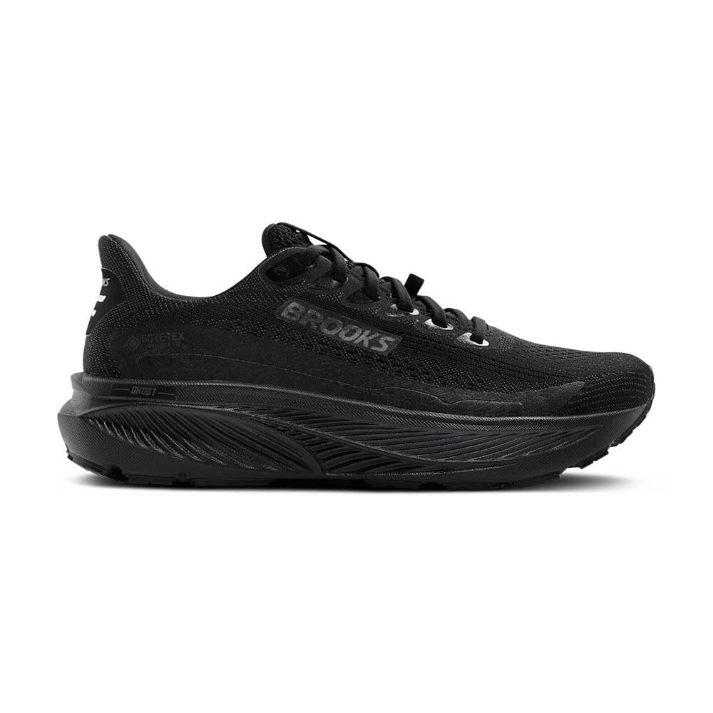 Brooks Ghost 17 GTX Men's Road Running Shoes Black/Black/Ebony Medium (D) US 8.5