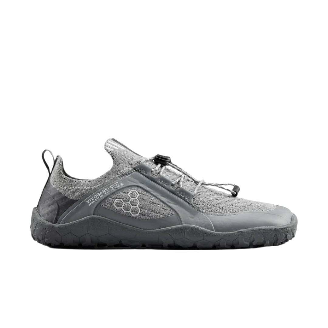 Vivobarefoot Primus Trail Knit FG Mens Barefoot Shoes Ultimate Grey US 9 EU 42 