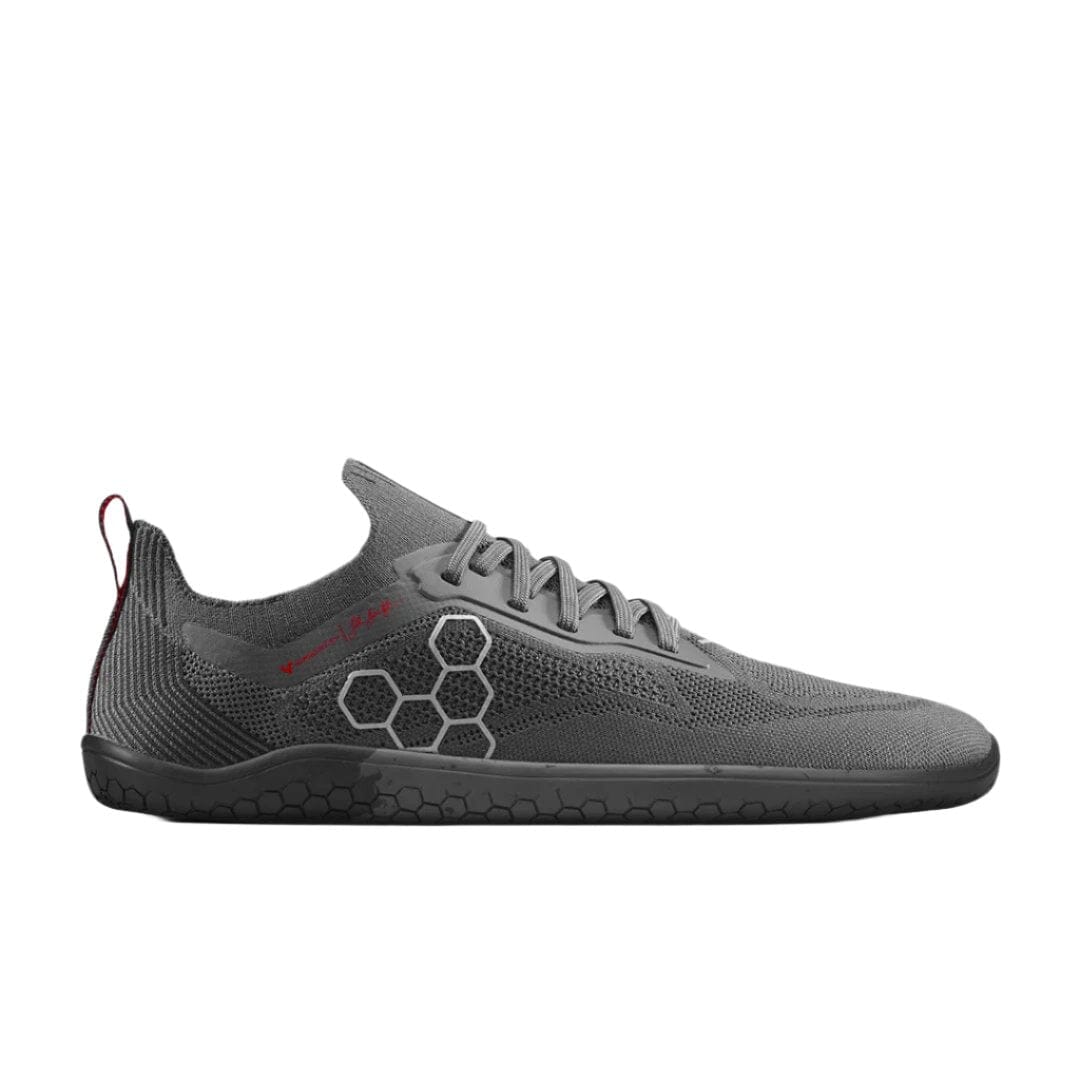 Vivobarefoot Primus Lite Knit Mens Barefoot Shoes JJF (Obsidian-Dark Shadow) US 8 EU 41 