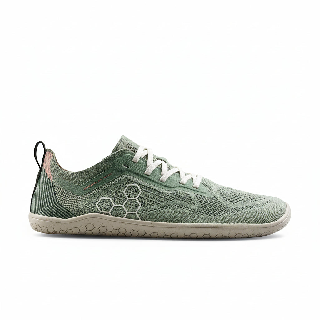 Vivobarefoot Primus Lite Knit Natural Mens Barefoot Shoes Dusty Green US 8 EU 41 