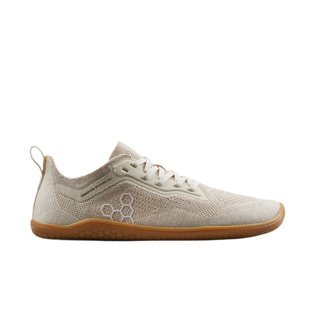 Vivobarefoot Primus Lite Knit Natural Mens Barefoot Shoes Coconut US 8 EU 41 