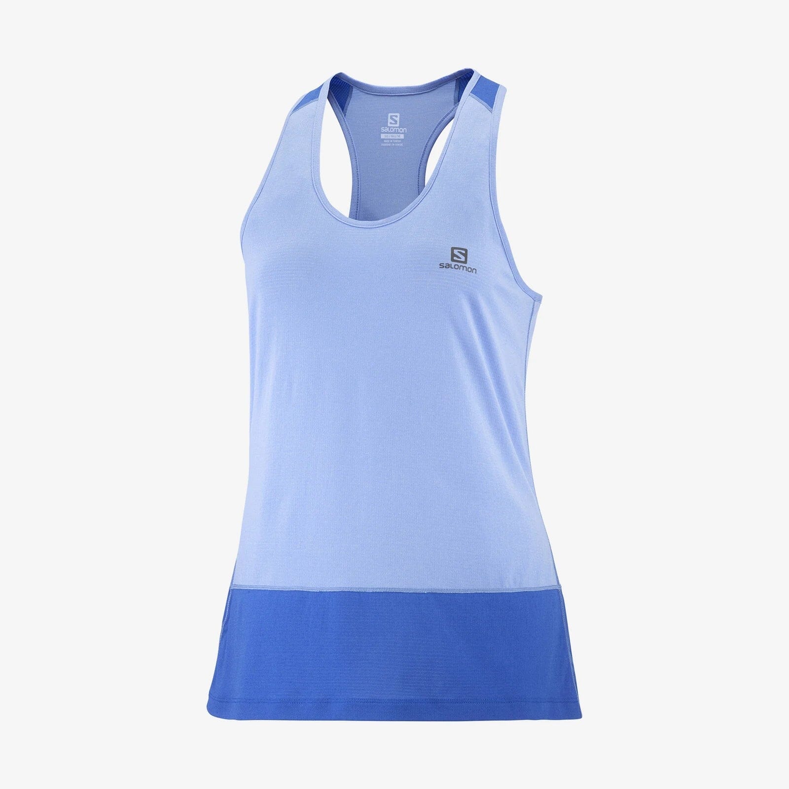 Salomon Cross Run Tank Women's Provence Heather Nautical Blue XS 