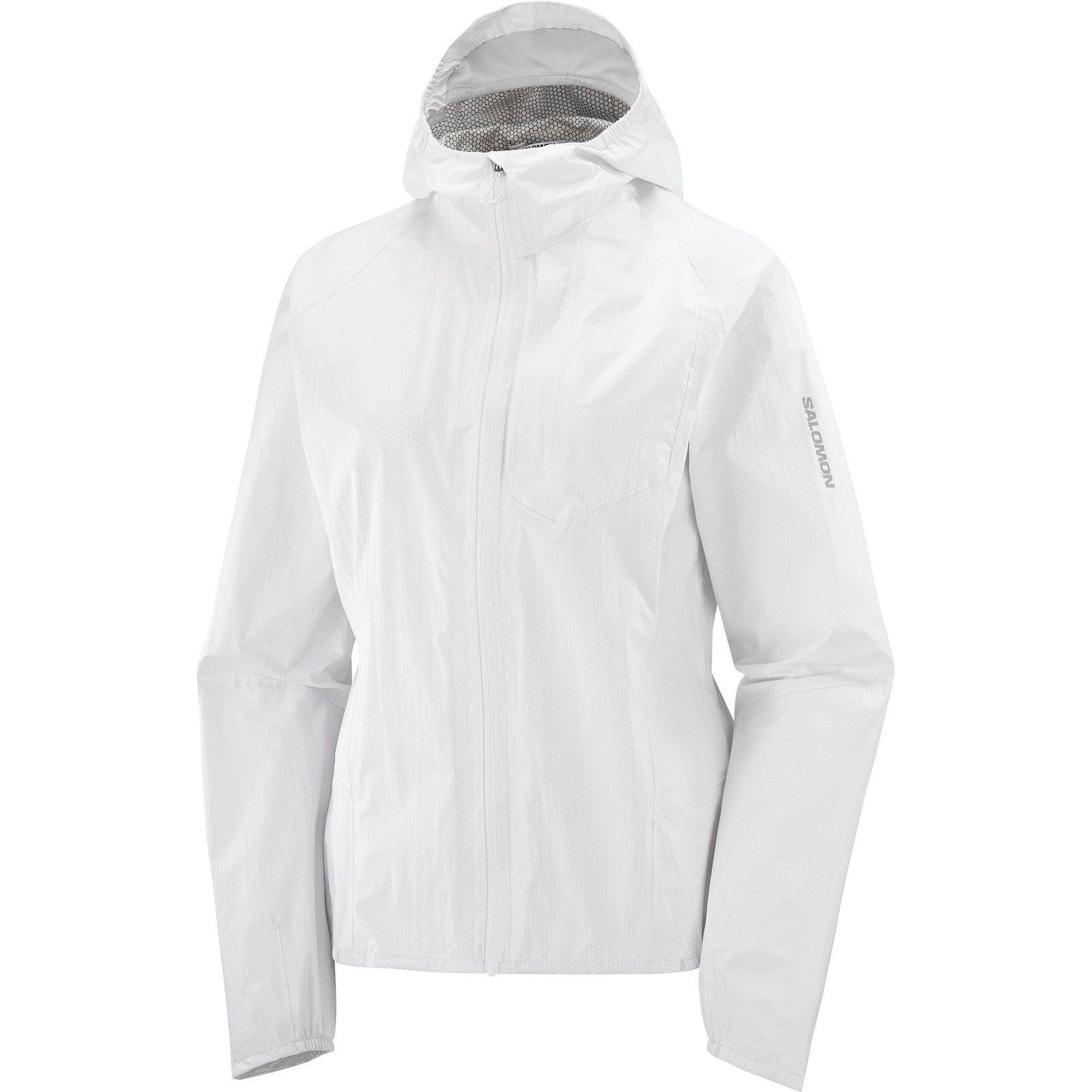 Salomon Bonatti Waterproof Women's Shell Jacket White XS 