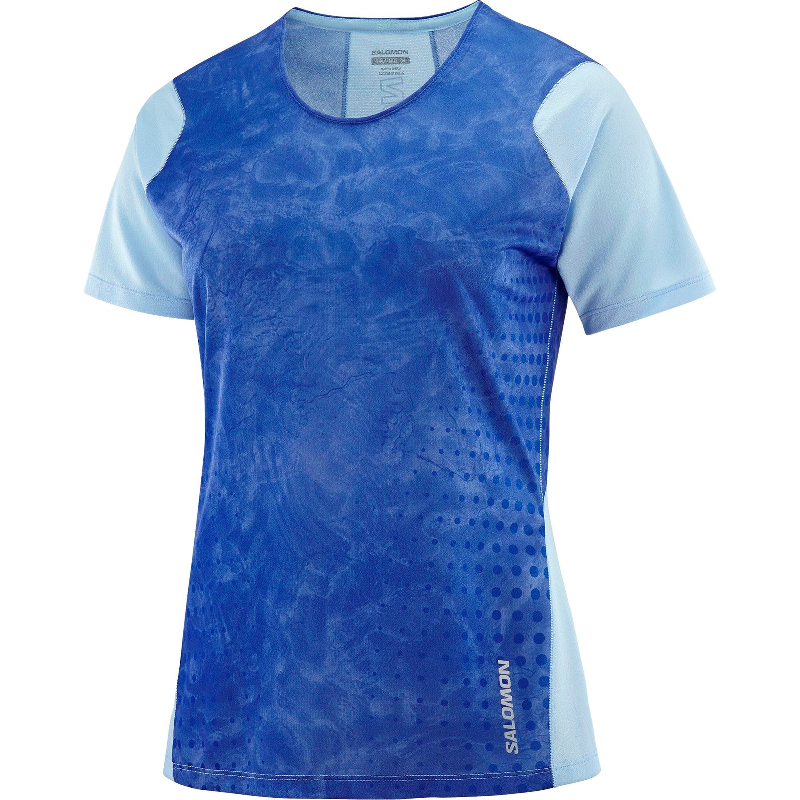 Salomon Sense Aero SS Tee Women's Chambray Blue / Surf The Web XS 