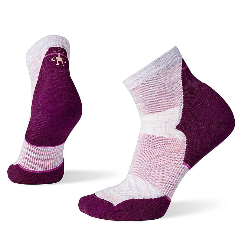 Smartwool Women's Run Targeted Cushion Ankle Socks Purple Eclipse H76 S 