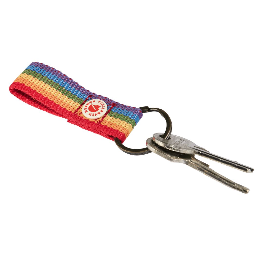 Fjallraven Kanken Rainbow Keyring Rainbow Pattern 