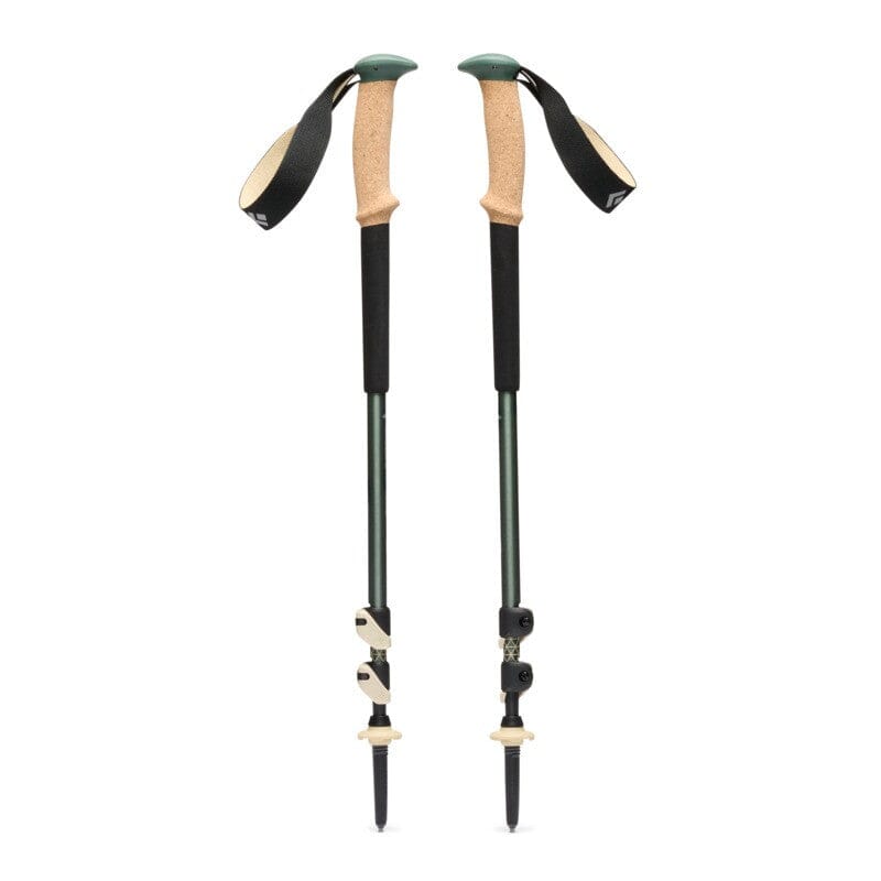 Black Diamond Trail Cork Trekking Poles (1 Pair) (2025) Laurel Green 100-140cm 