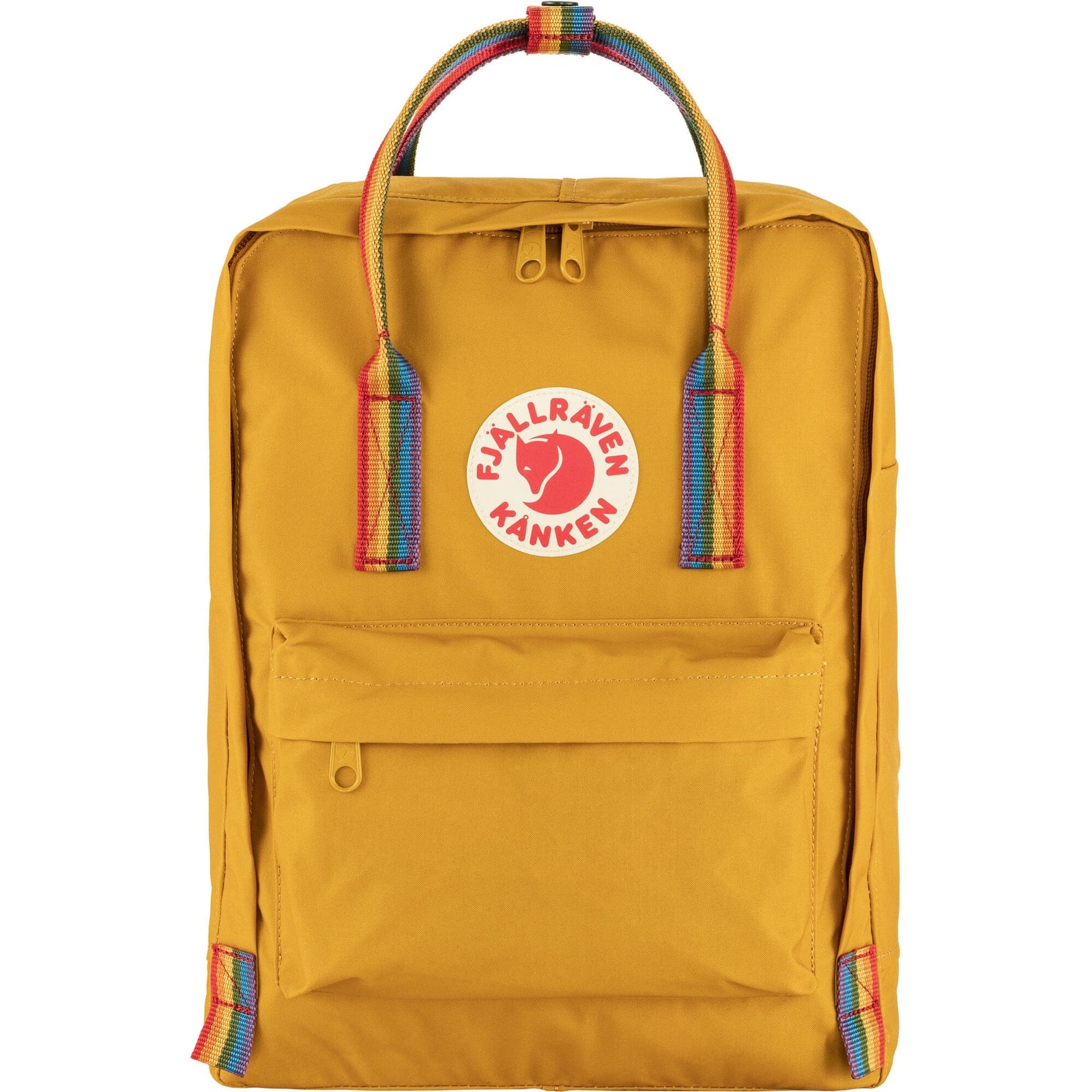 Fjallraven Kanken Rainbow Backpack Ochre/Rainbow Pattern 
