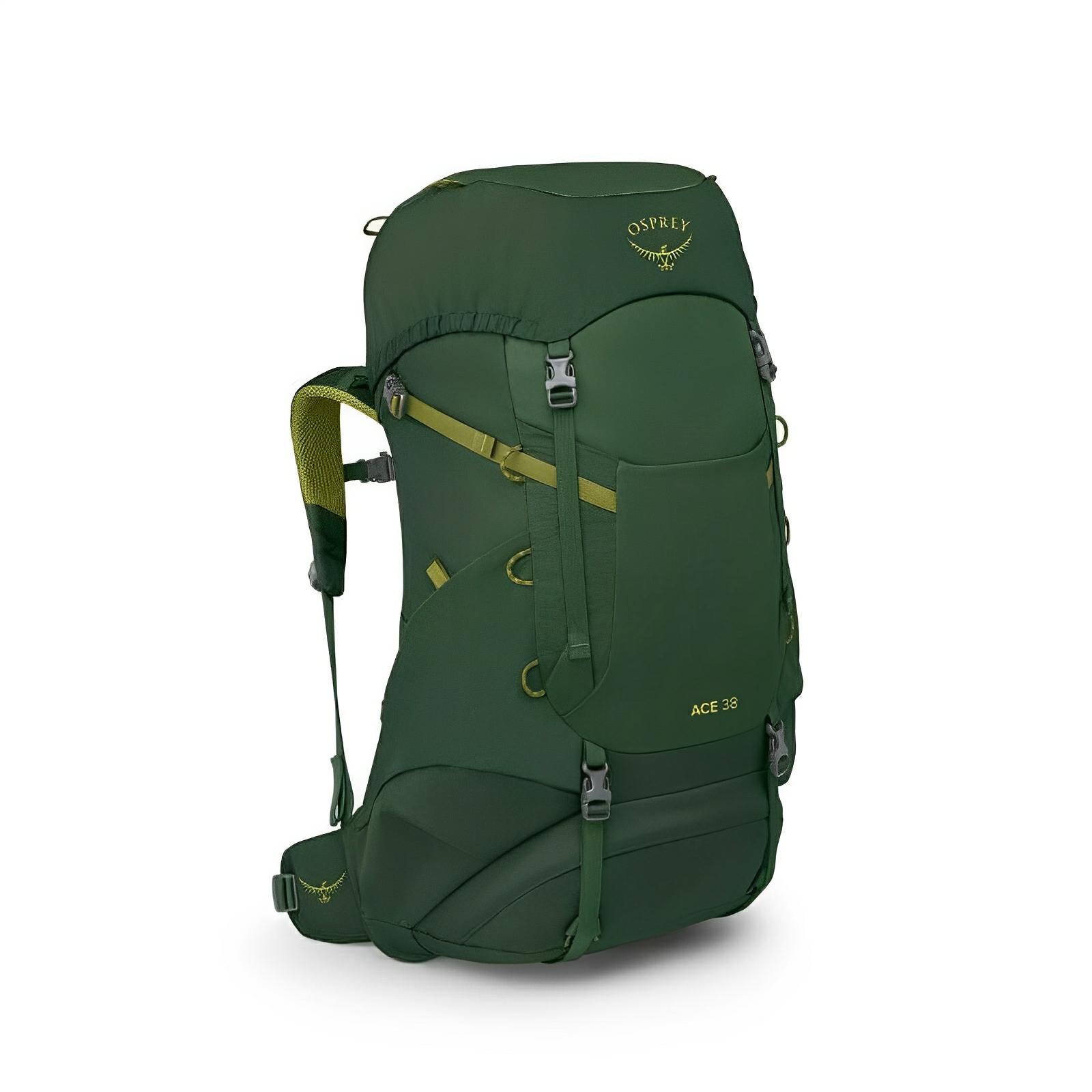 Osprey Ace 38 Kid's Backpack (2025) Green Canopy/Matcha Green 